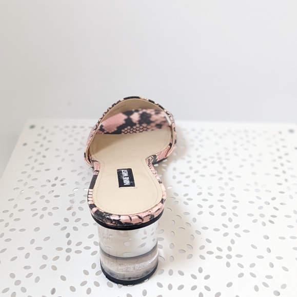 Nine west pink snakeskin sandals - Picture 13 of 16